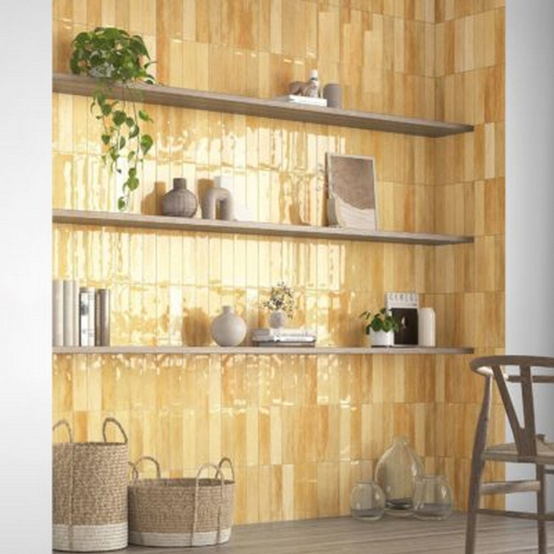 Qualis-Ceramica-Morocco-3-x-11-Glossy-Porcelain-Tile-Ochre