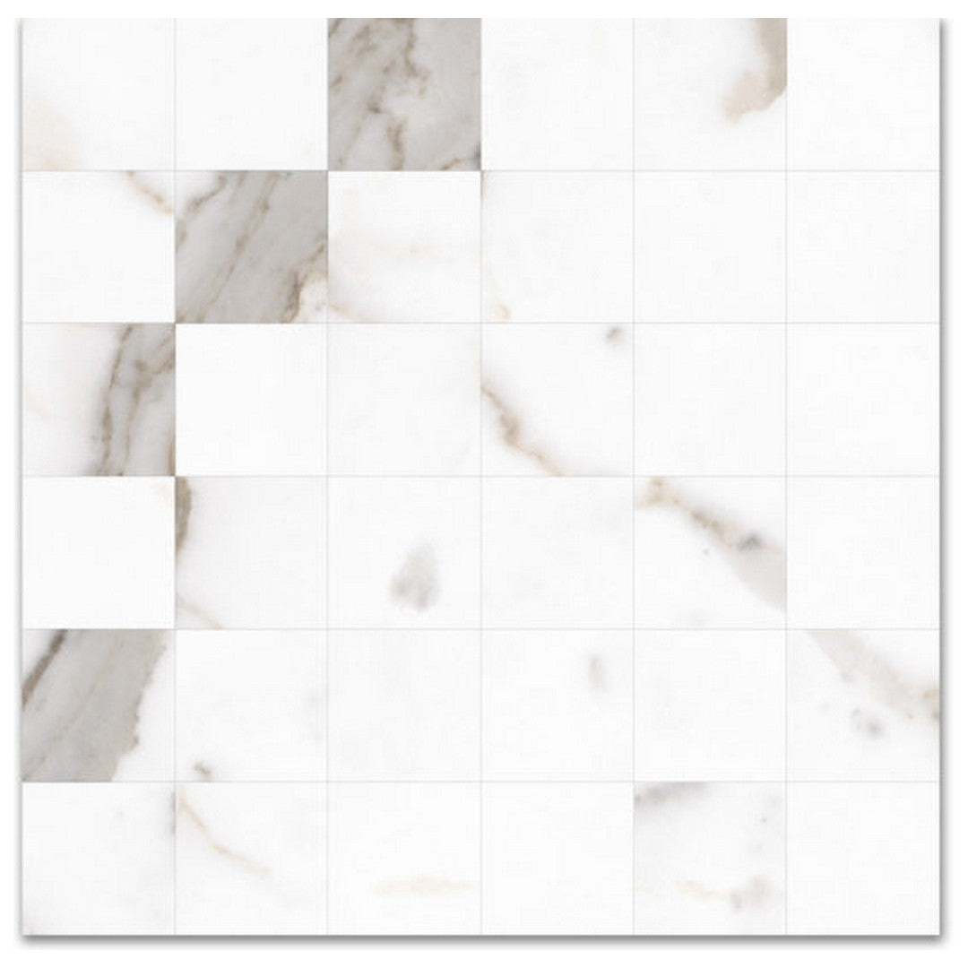 Qualis Ceramica Mystique 12" x 12" Rectified Matte Porcelain 2" Mosaic