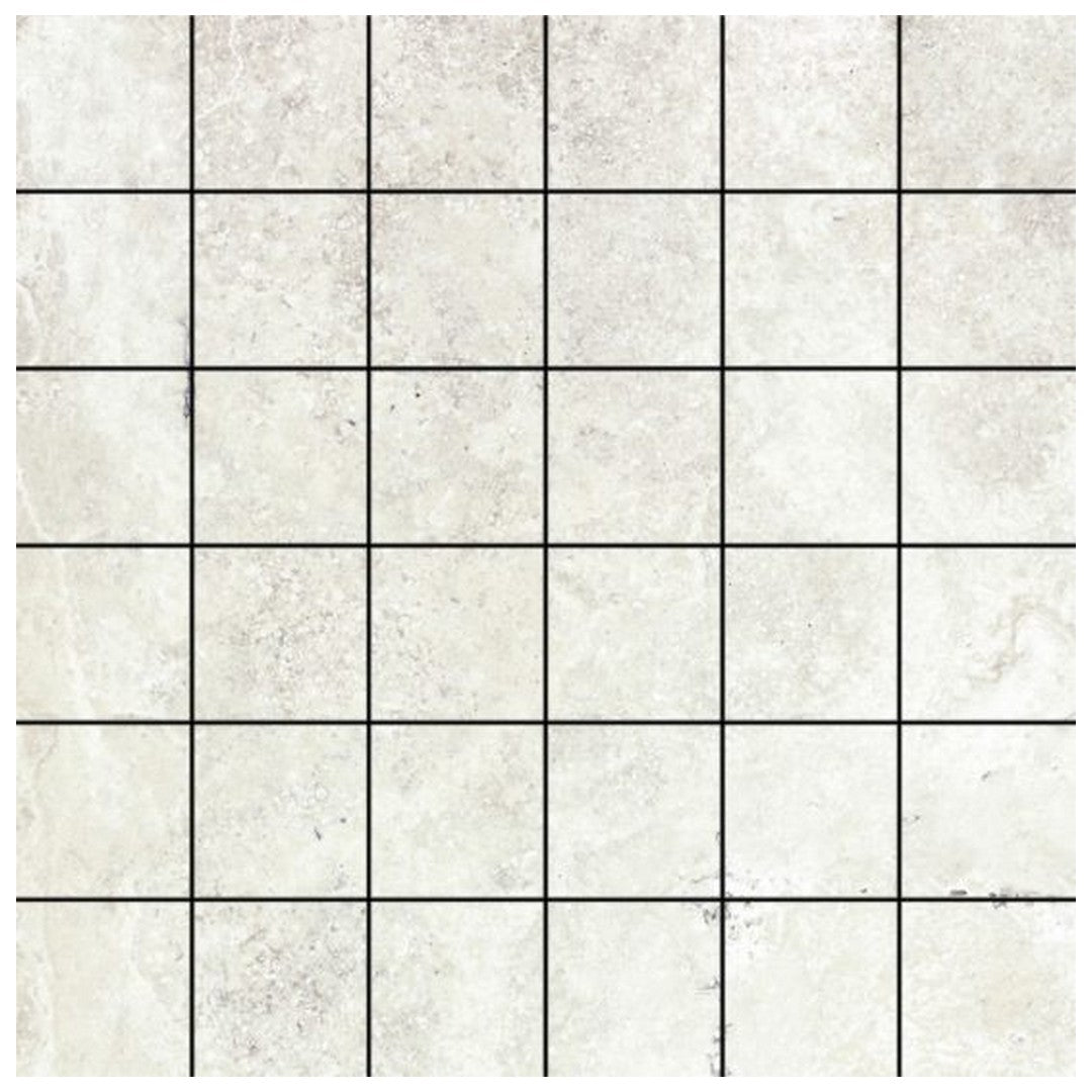 Qualis Ceramica Portofino 12" x 12" Natural Porcelain 2" Mosaic