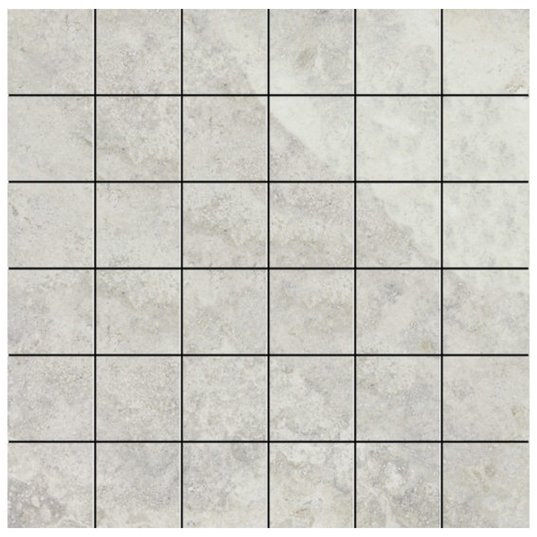 Qualis Ceramica Portofino 12" x 12" Natural Porcelain 2" Mosaic