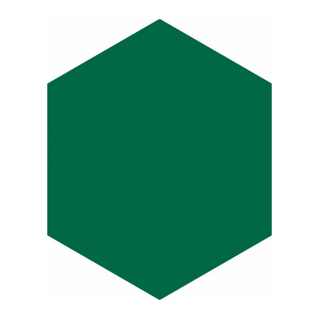 Qualis Ceramica Ronda 5.5" x 6.3" Glossy Porcelain Hexagon Tile