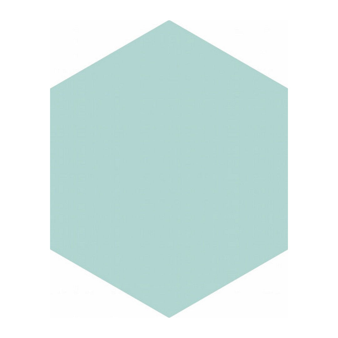 Qualis Ceramica Ronda 5.5" x 6.3" Glossy Porcelain Hexagon Tile