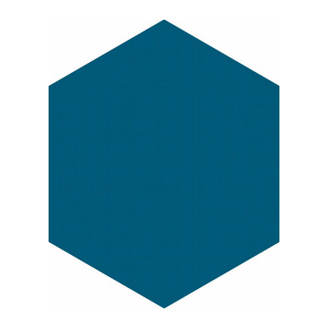 Qualis Ceramica Ronda 5.5" x 6.3" Glossy Porcelain Hexagon Tile