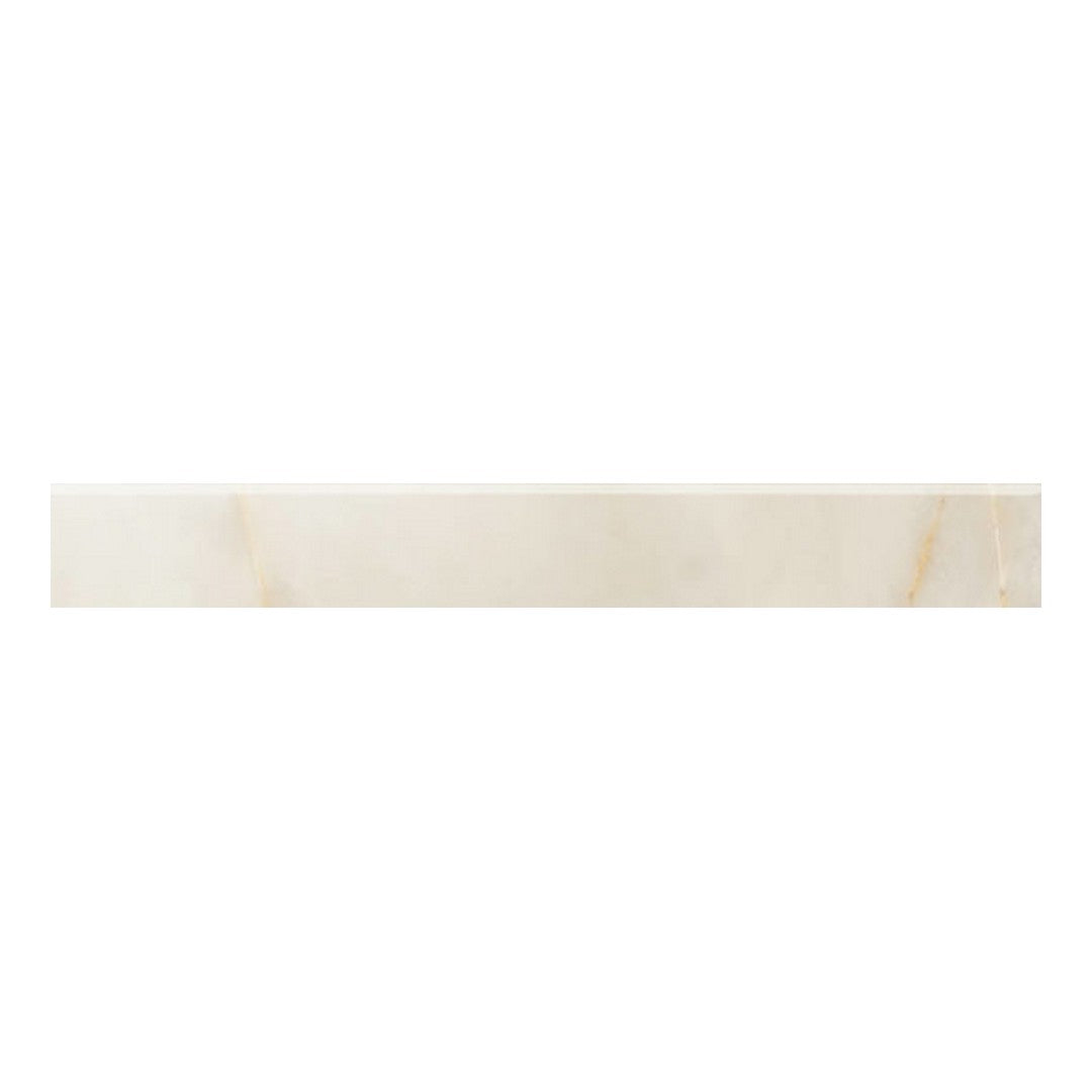 Qualis Ceramica Roma 3" x 24" Rectified Polished Porcelain Bullnose