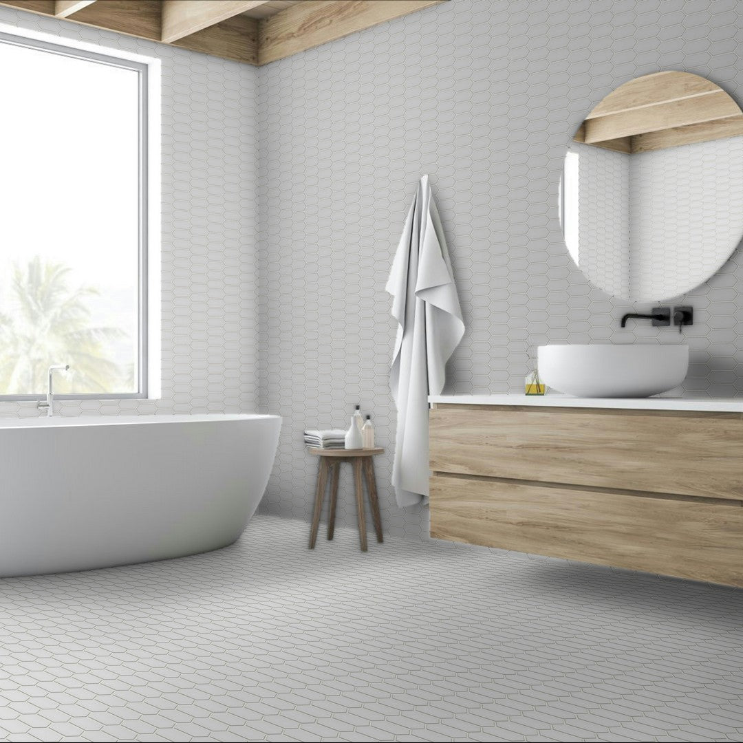 Qualis-Ceramica-Traditions-11.18-x-12.52-Glossy-Porcelain-Picket-2×5-Mosaic-Gallery-Grey