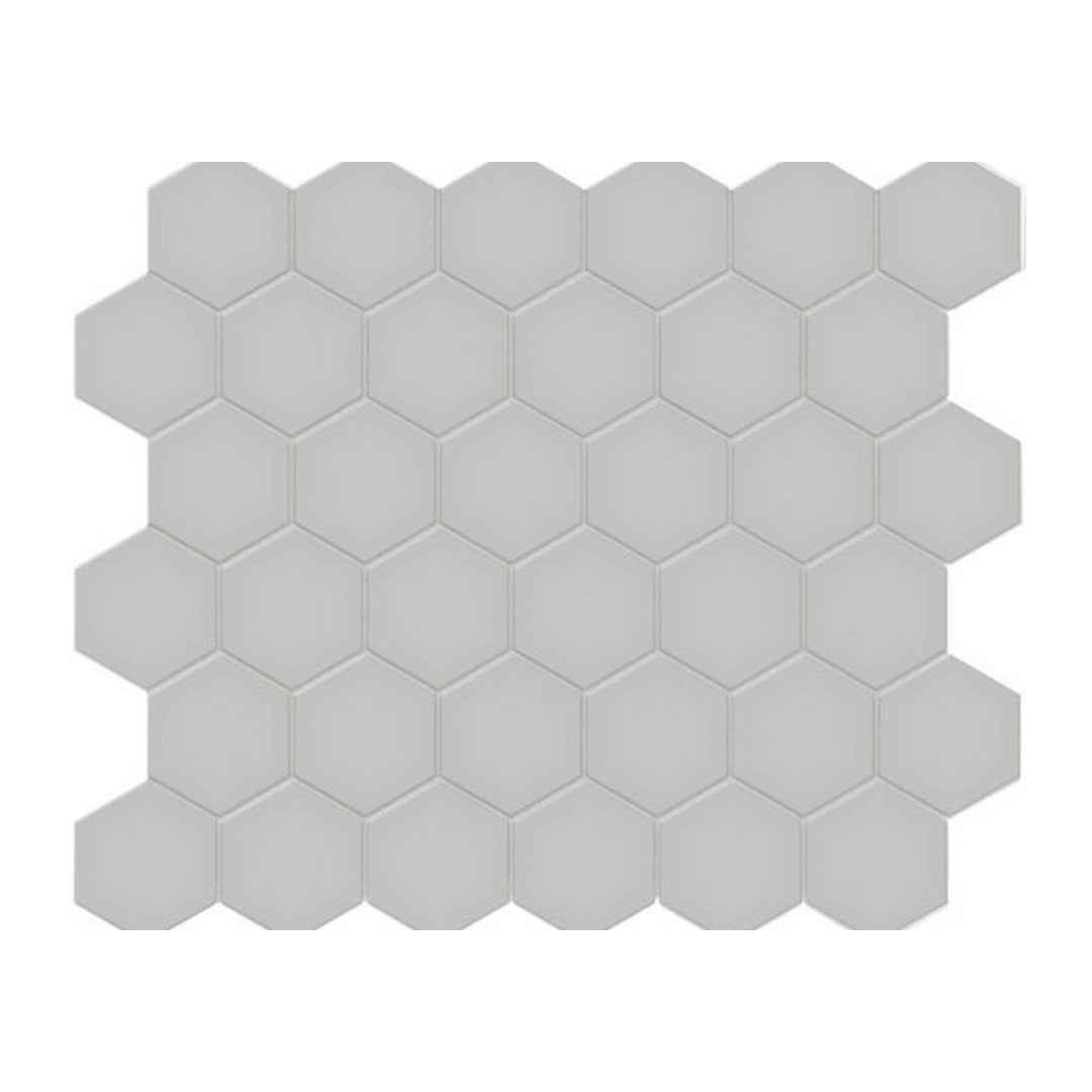 Qualis Ceramica Traditions 10.8" x 12.48" Matte Porcelain Hexagon 2" Mosaic