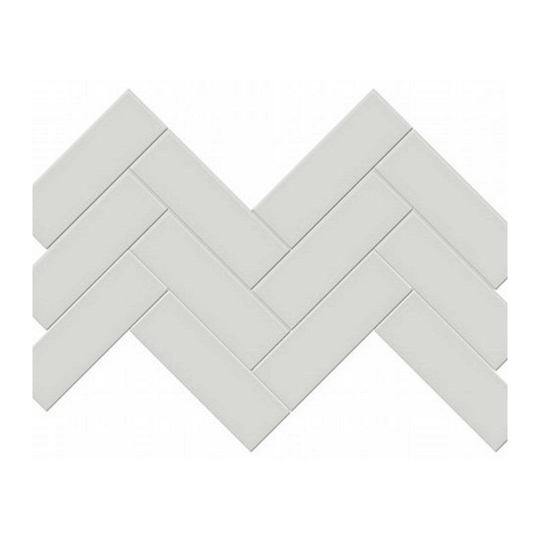 Qualis Ceramica Traditions 8.23" x 15.83" Matte Porcelain Herringbone 2×6" Mosaic