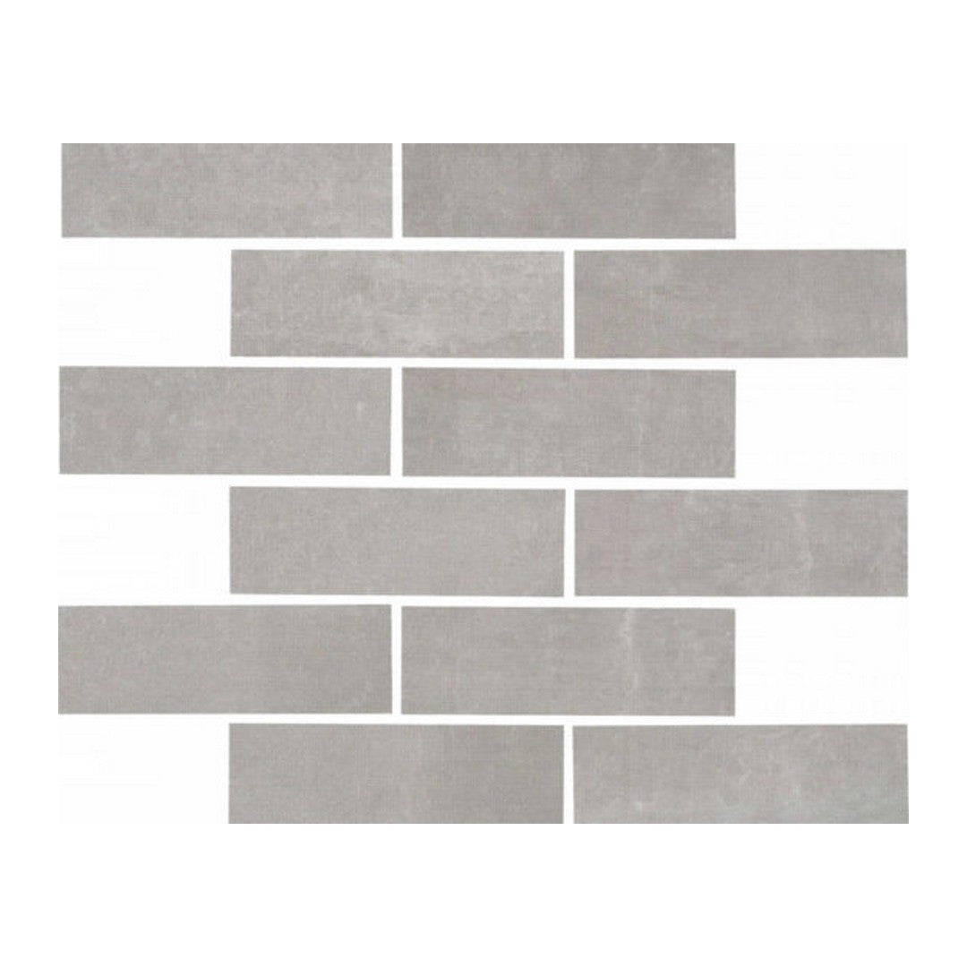 Qualis Ceramica Urban 12" x 12" Matte Porcelain 2x6" Mosaic