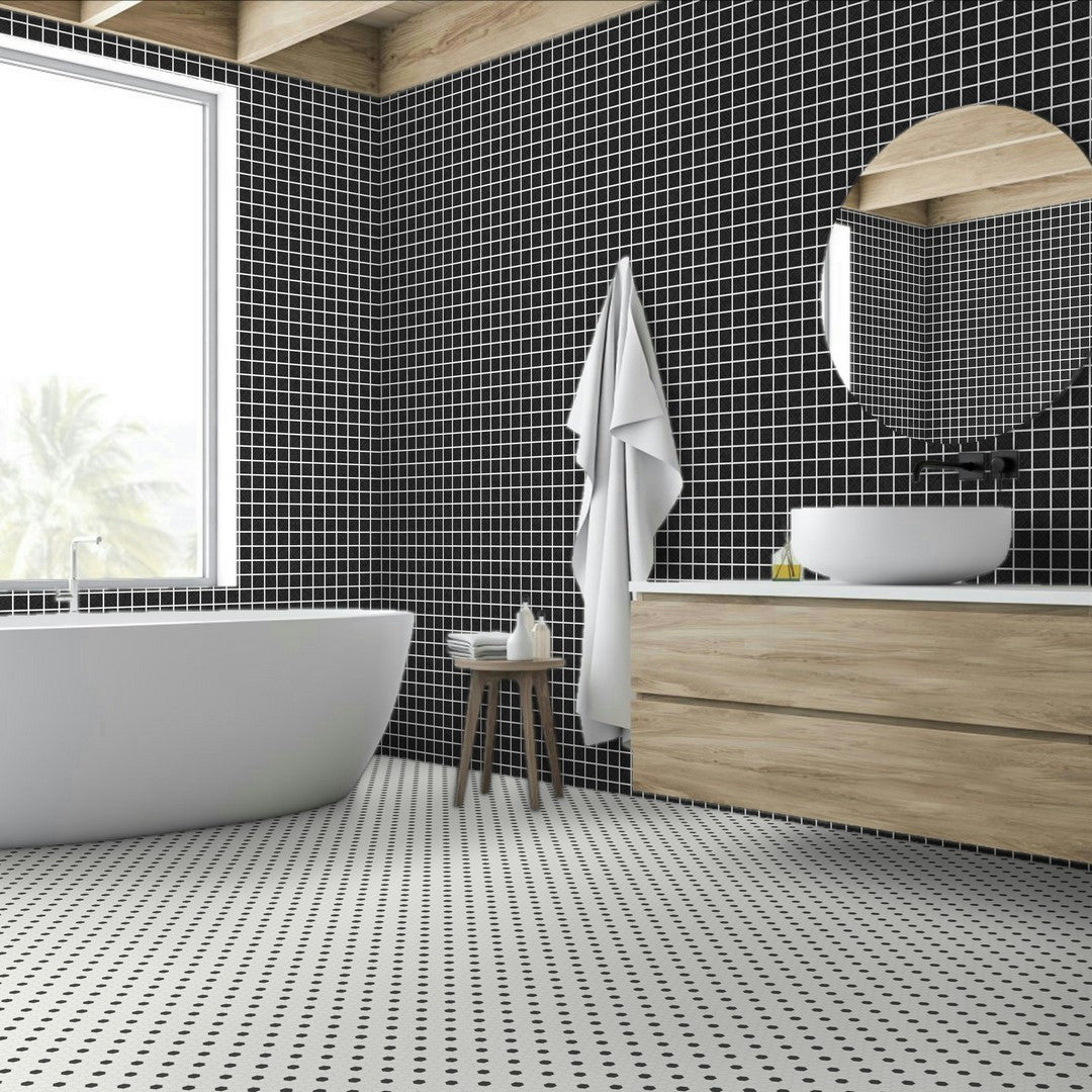 Qualis-Ceramica-Vegas-12-x-12-Satin-Porcelain-2-Wall-Mosaic-Encore-Black