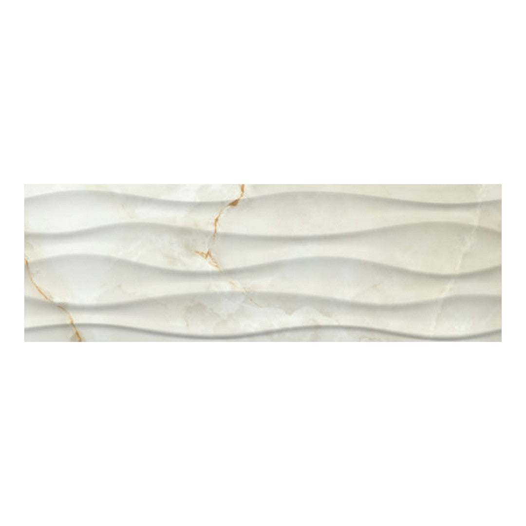 Qualis Ceramica Venezia 10" x 30" Glossy Ceramic Vibe Wall Tile