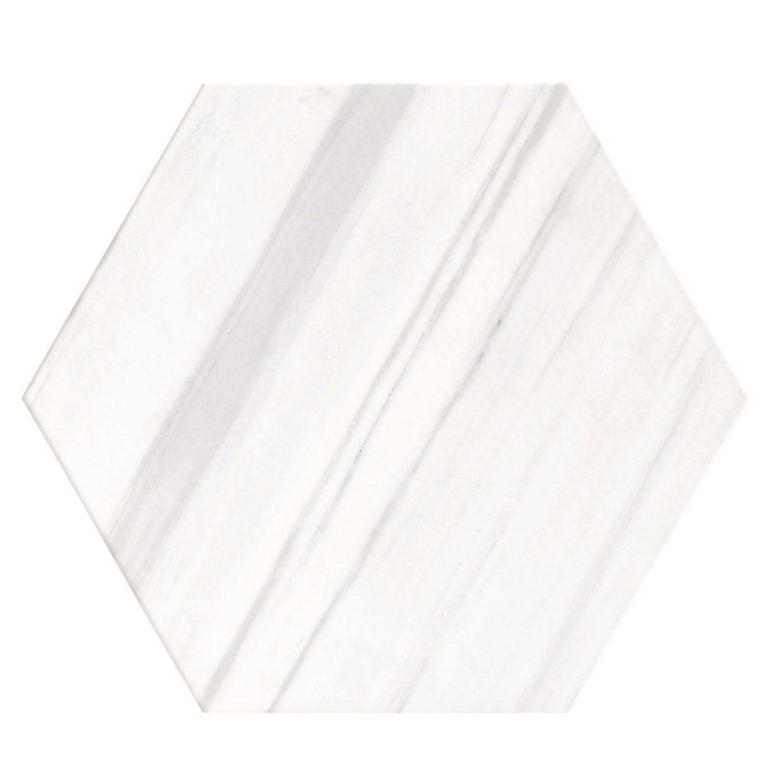 Tesoro Argos 19" x 22" Pressed Satin Hexagon Porcelain Tile