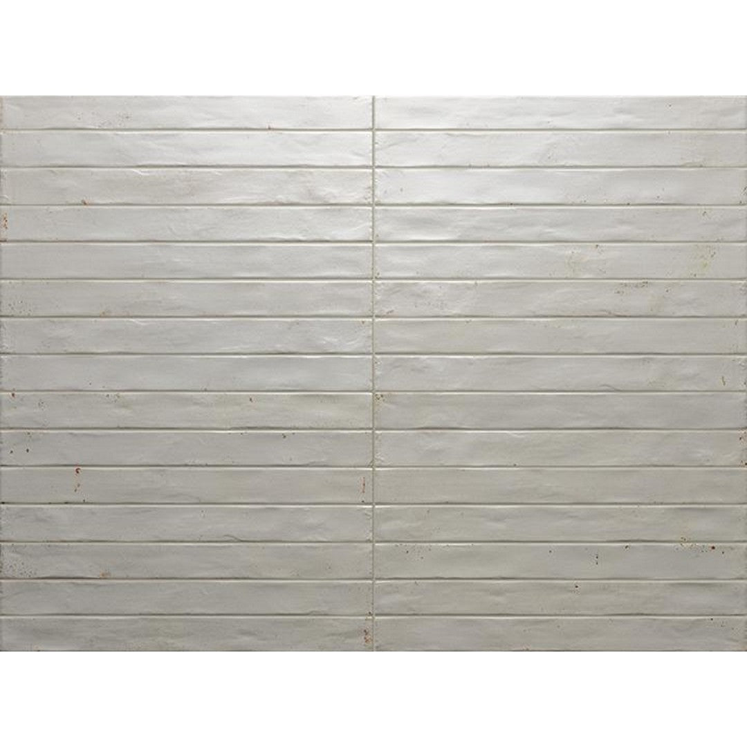 Tesoro Graffiti 2" x 18" Pressed Satin Porcelain Brick Tile