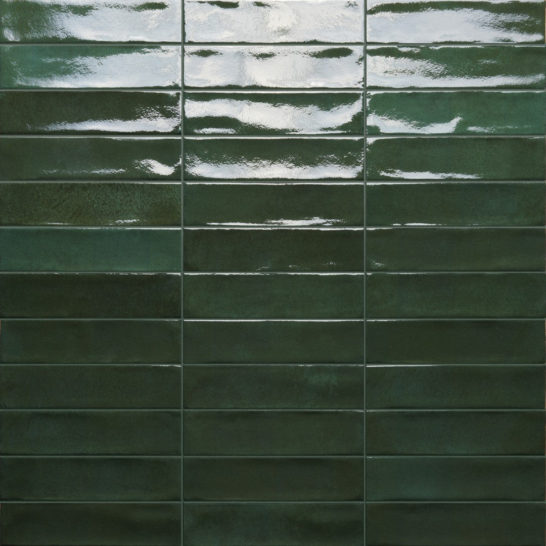 Tesoro Marrakech 2" x 8" Pressed Glossy Porcelain Brick Tile