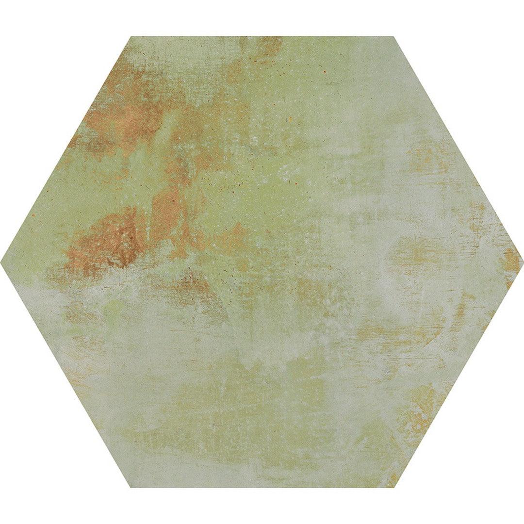 MiR Rococo 10" x 12" Pressed Natural Porcelain Hexagon Tile