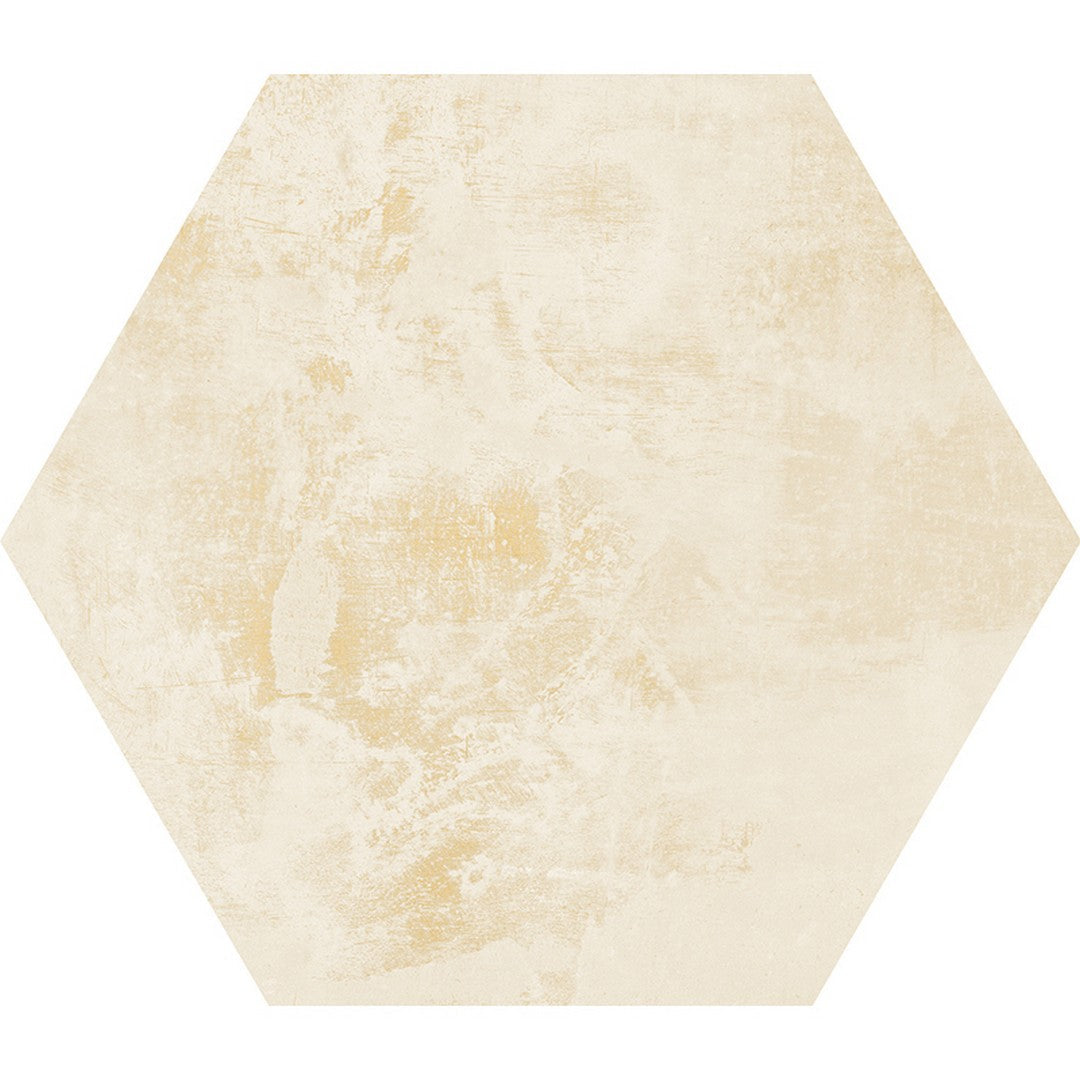 MiR Rococo 10" x 12" Pressed Natural Porcelain Hexagon Tile