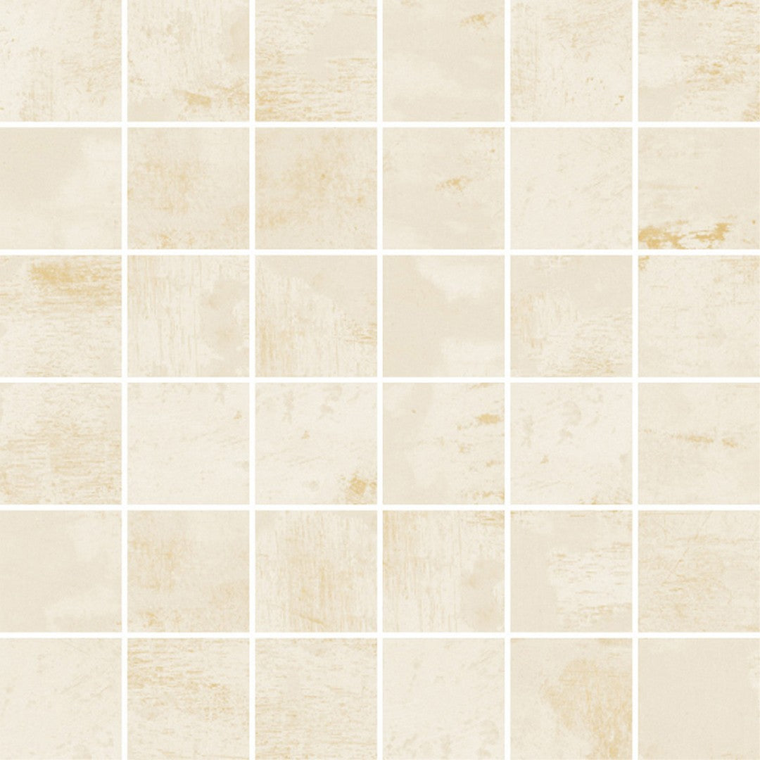 MiR Rococo 12" x 12" Rectified Natural Porcelain 2" Mosaic