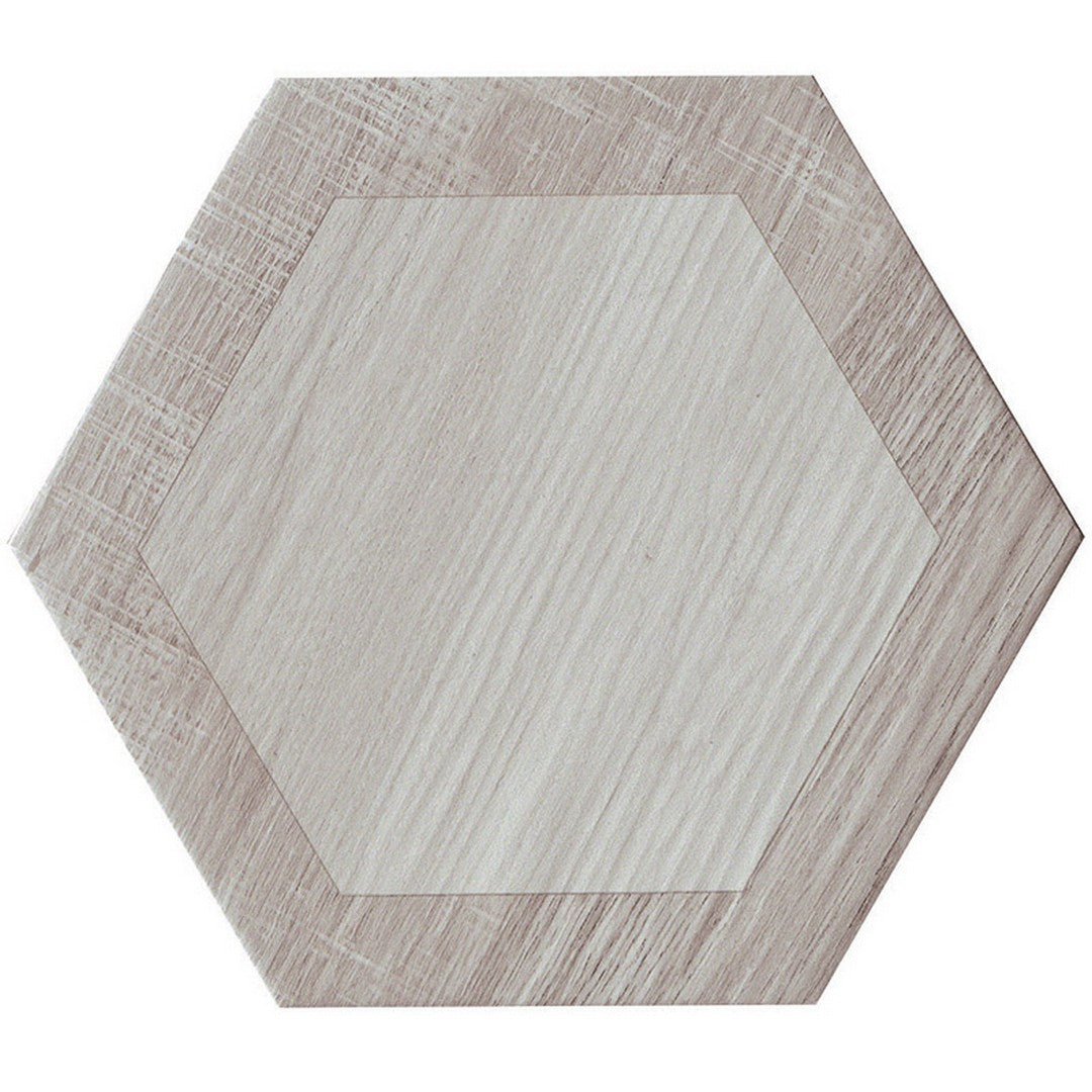 MiR Royal Wood 10" x 10" Pressed Matte Porcelain Hexagon Tile