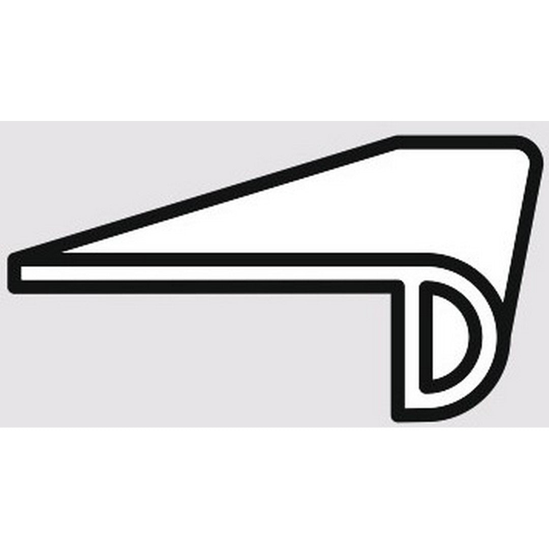 Tesoro Luxwood XL 1" x 4.5" x 94" Vinyl Rounded Flush Stairnose