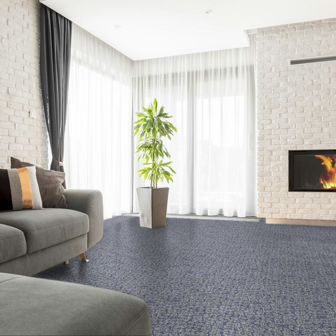 Qualis-Ceramica-Chelsea-11.8-x-11.8-Ceramic-3-Palmtree-Cobalt-Mosaic-Blue-&-White