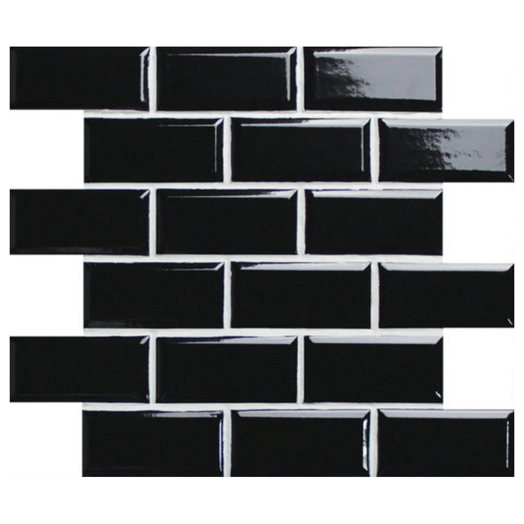 Qualis Ceramica Chelsea 11.6" x 11.5" Porcelain 2x4" Mini Subway Mosaic