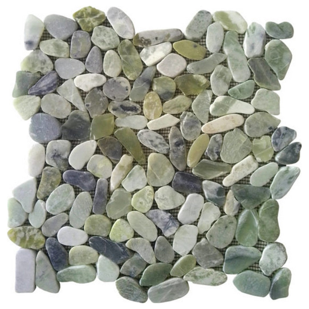 Qualis Ceramica Chelsea 12" x 12" Natural Stone Semi-Precious Mosaic