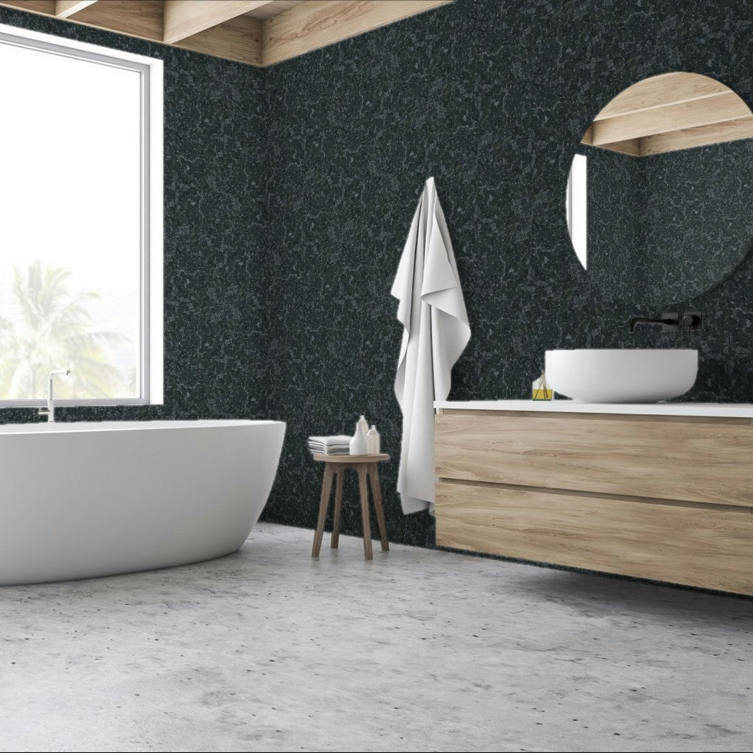 Qualis-Ceramica-Chelsea-12-x-12-Matte-Natural-Stone-Sliced-Pebble-Mosaic-Black-Sliced