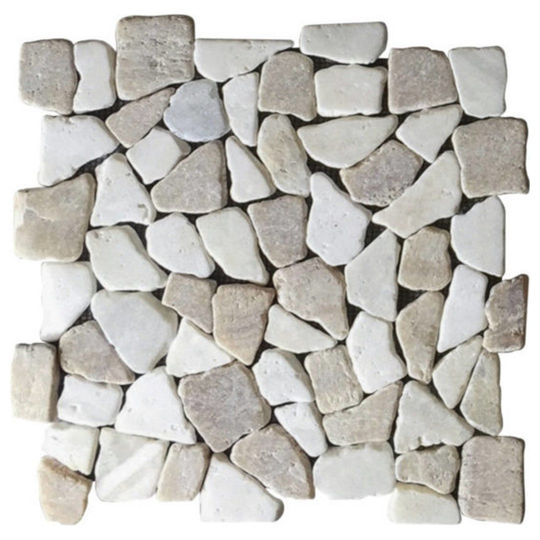 QC Chelsea 12" x 12" Natural Stone Mini Opus Mosaic