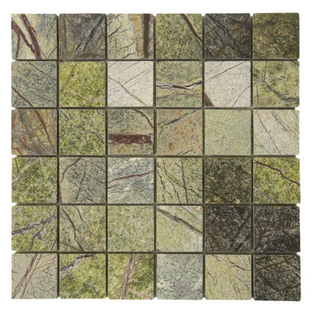 Qualis Ceramica Chelsea 12" x 12" Polished Natural Stone 2" Marble Mosaic
