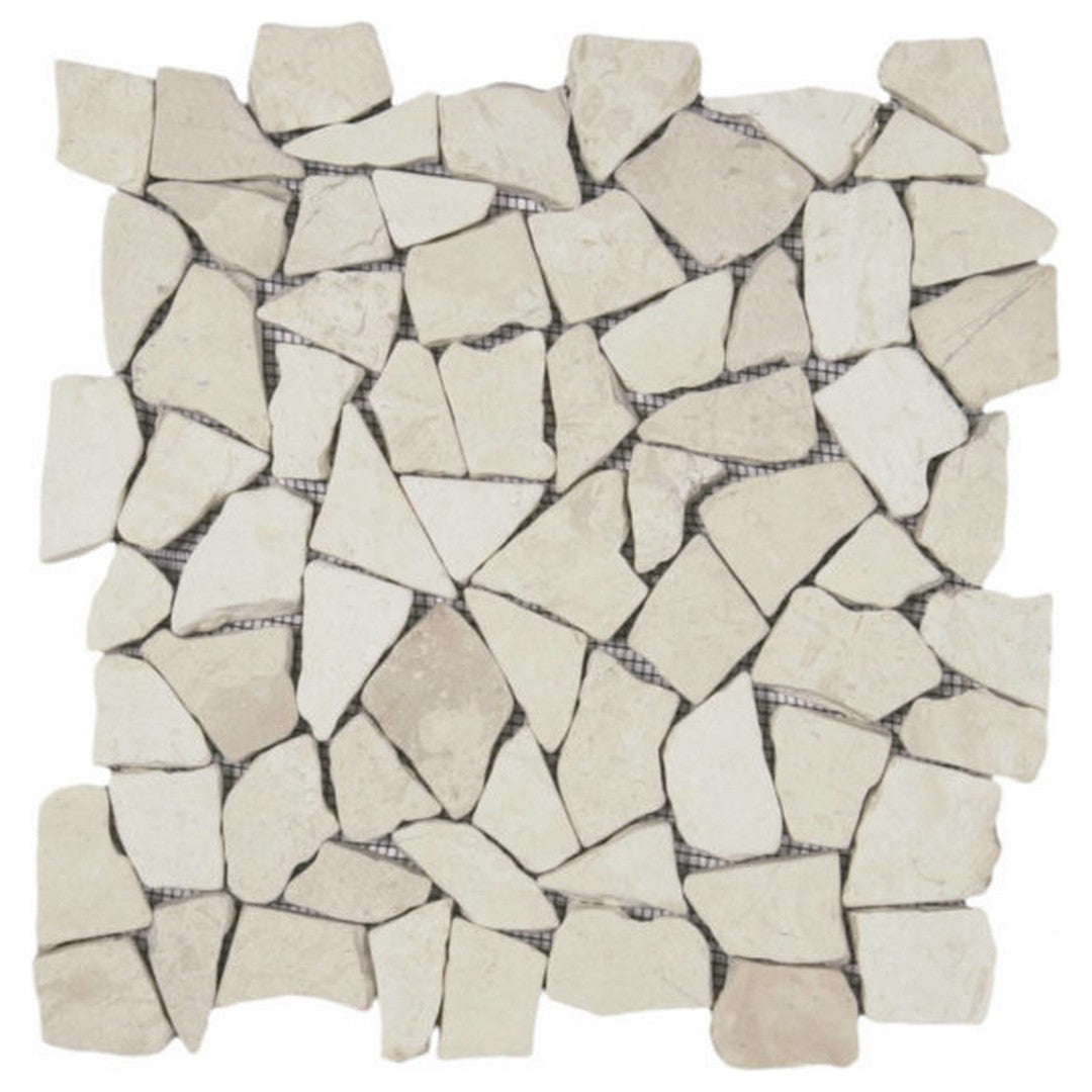 QC Chelsea 12" x 12" Natural Stone Mini Opus Mosaic
