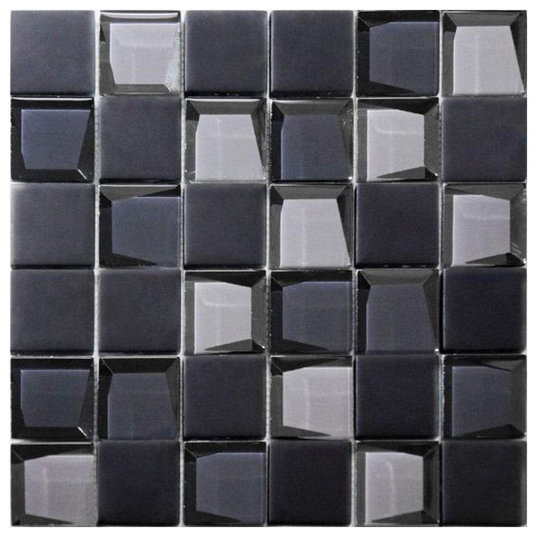 Qualis Ceramica Chelsea 12" x 12" Glass 2" Mix Mosaic