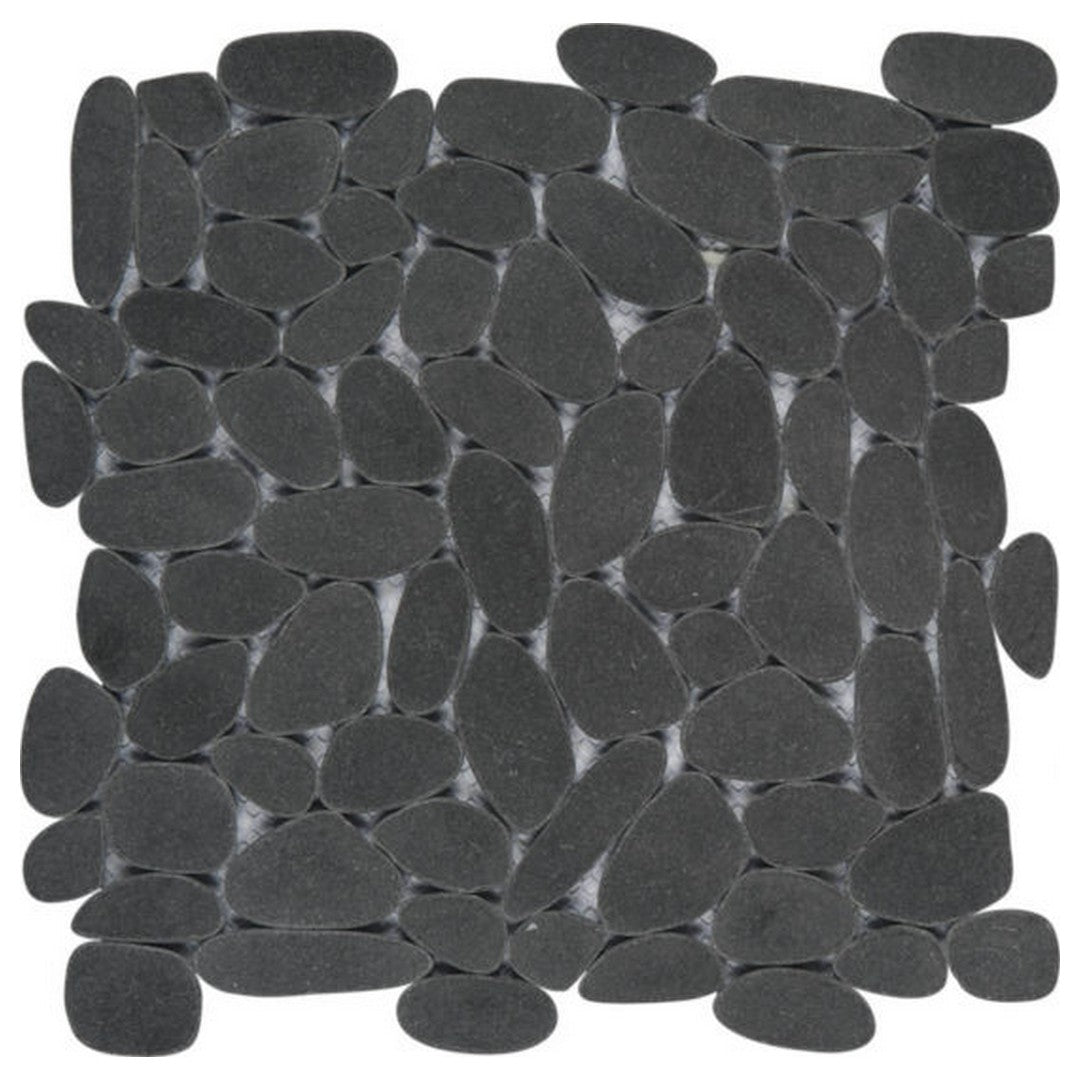 QC Chelsea 12" x 12" Natural Stone Sliced Reconstituted Pebble Mosaic