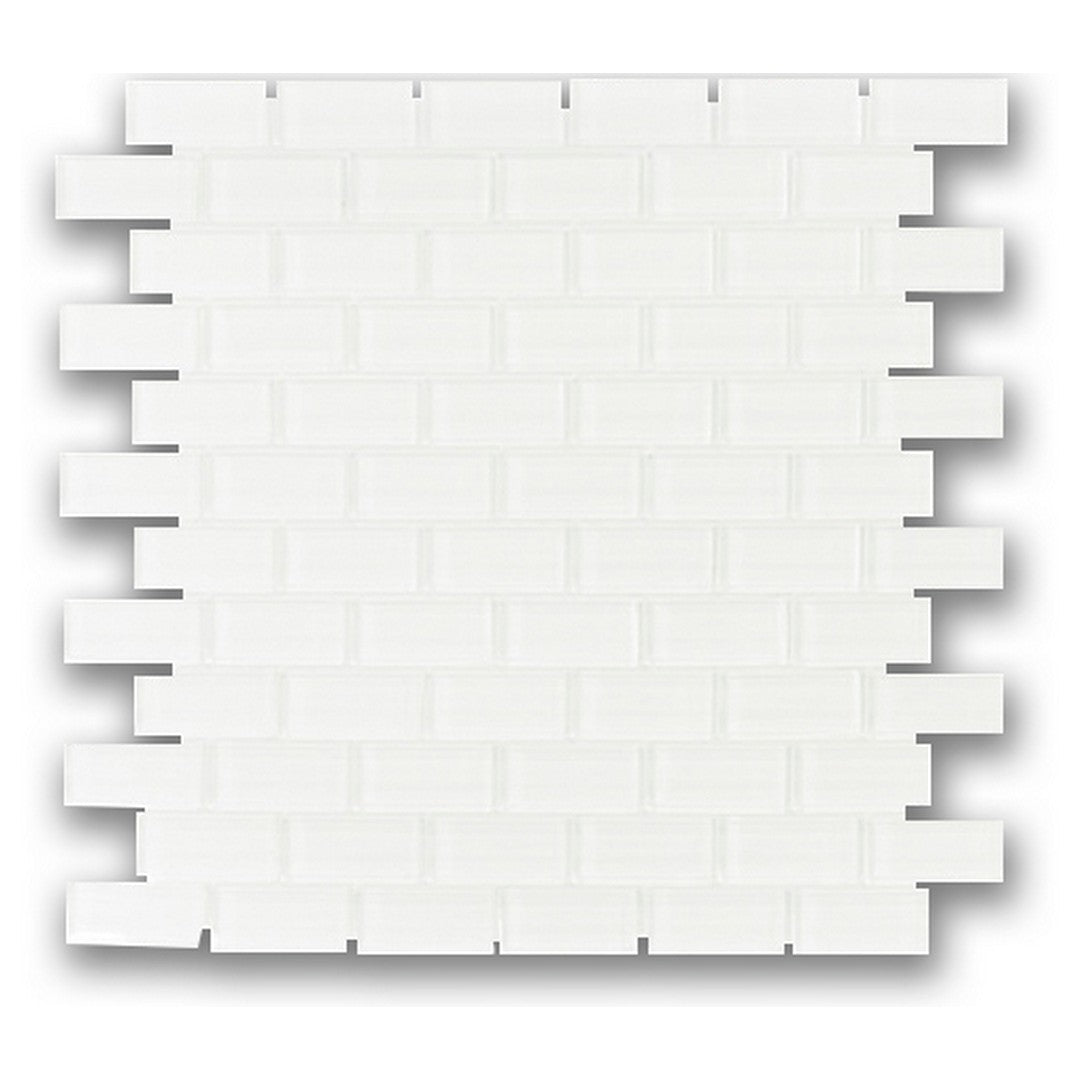 Qualis Ceramica Hamptons 11" x 12" Glass Rime Mosaic