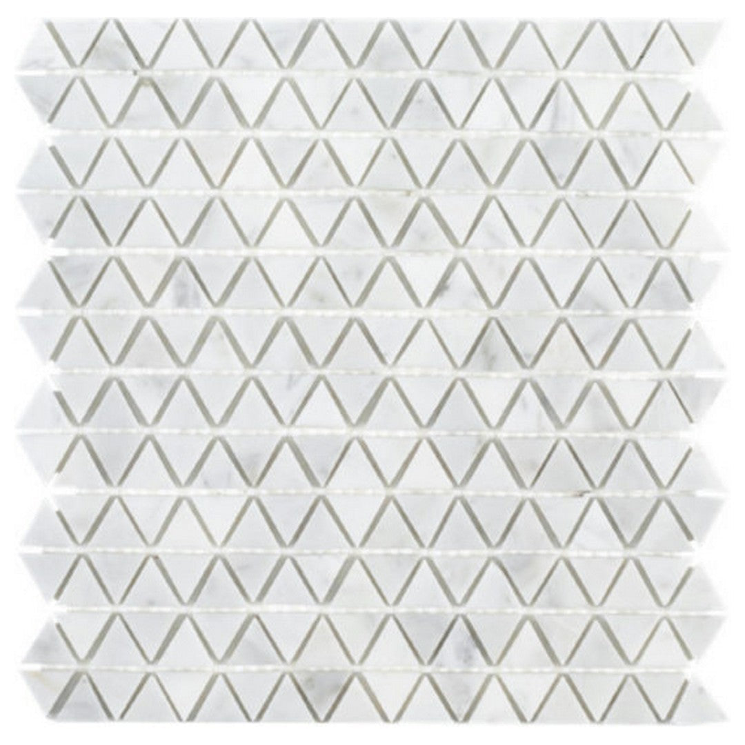 Qualis Ceramica Hamptons 11" x 12" Natural Stone Gemstone Mosaic