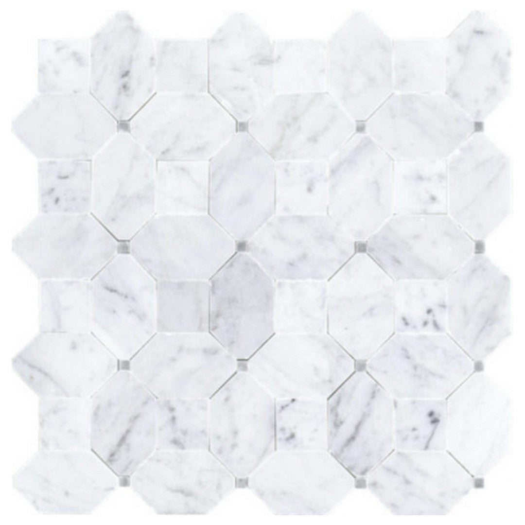 Qualis Ceramica Hamptons 10" x 10" Natural Stone Ridge Mosaic