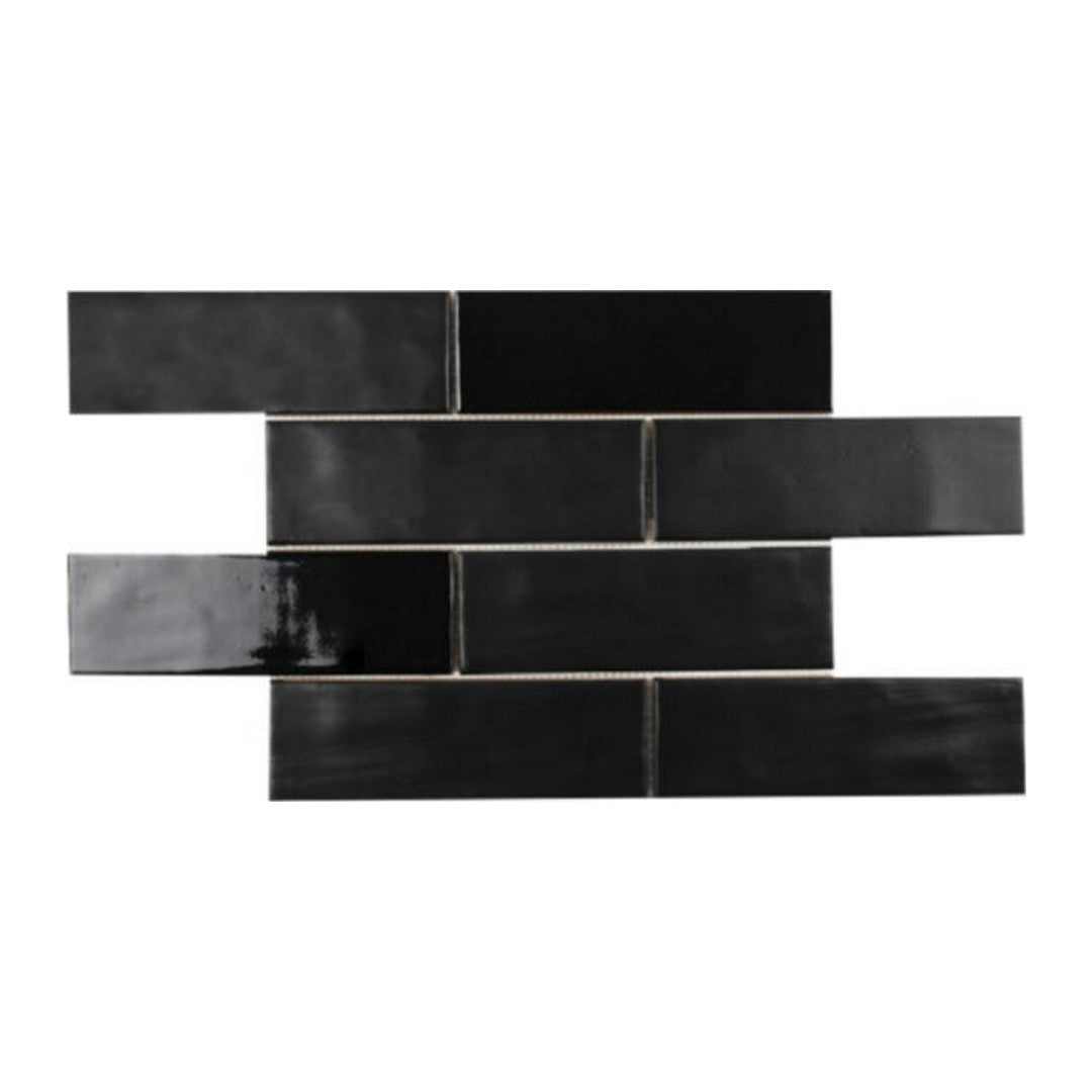 Qualis Ceramica Hamptons 11" x 16" Ceramic Brickwork Mosaic