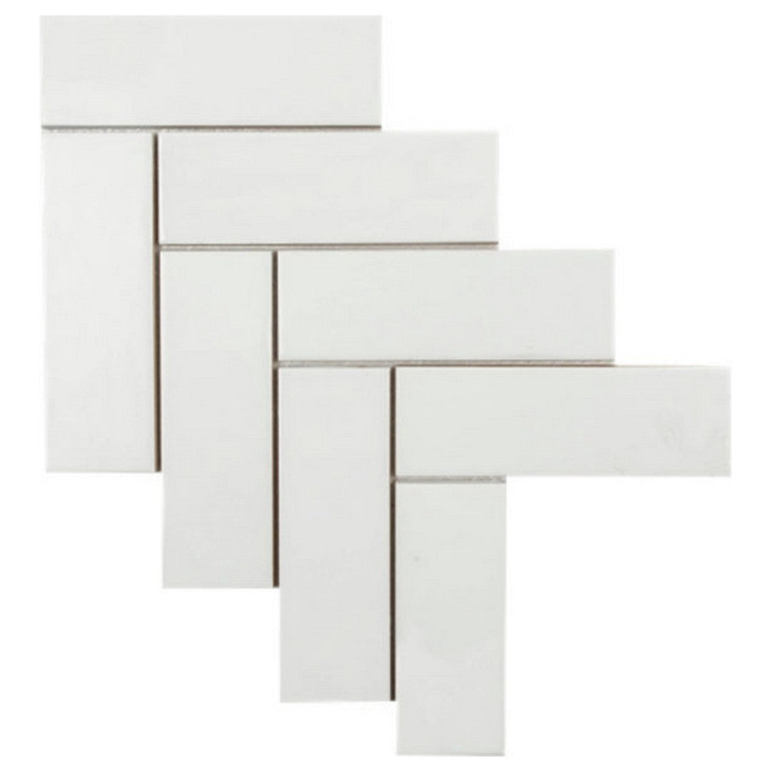 Qualis Ceramica Hamptons 11" x 15" Ceramic Step Up Mosaic