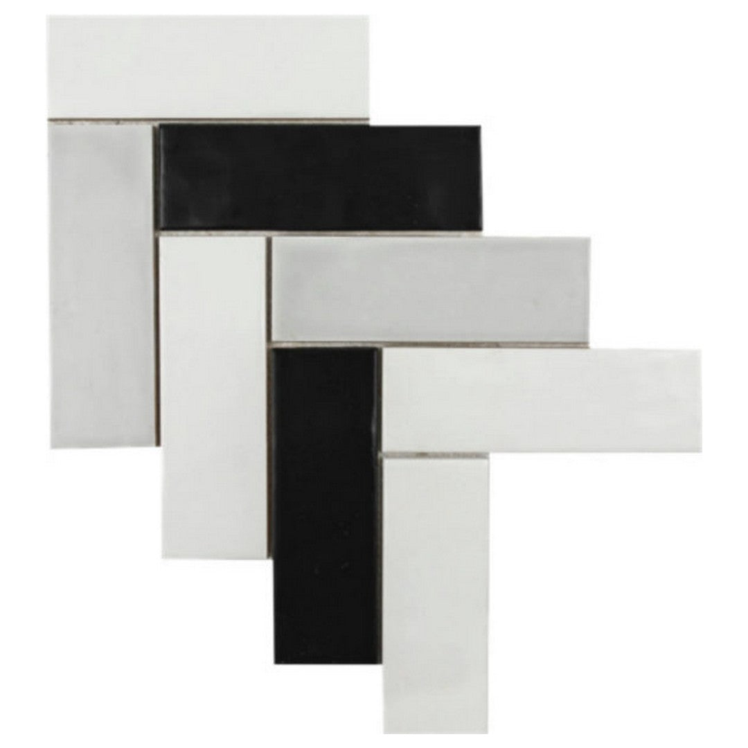 QC Hamptons 11" x 15" Ceramic Step Up Mosaic