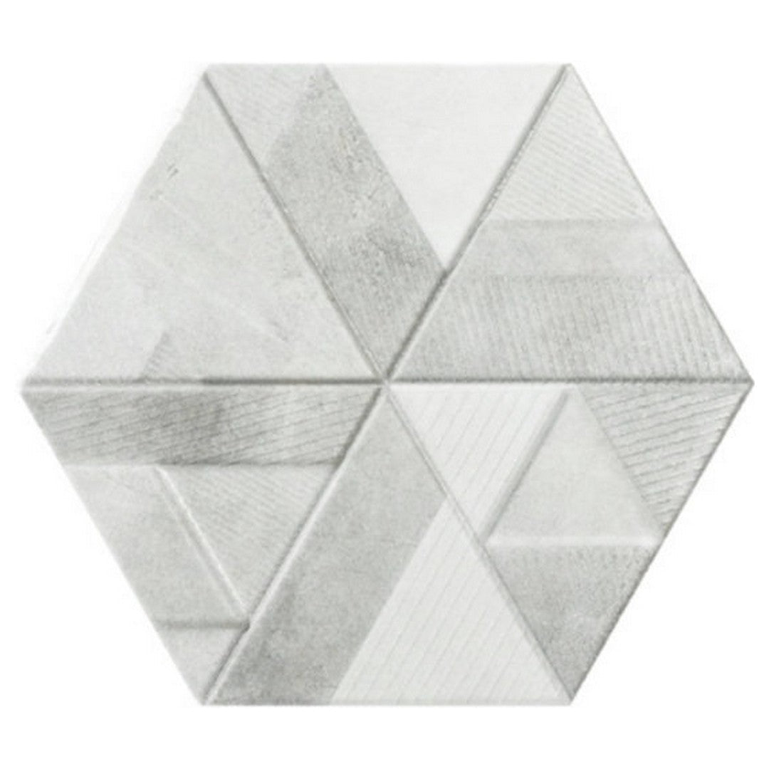 Qualis Ceramica Hamptons 10" x 11" Porcelain Hex Field Wall Tile