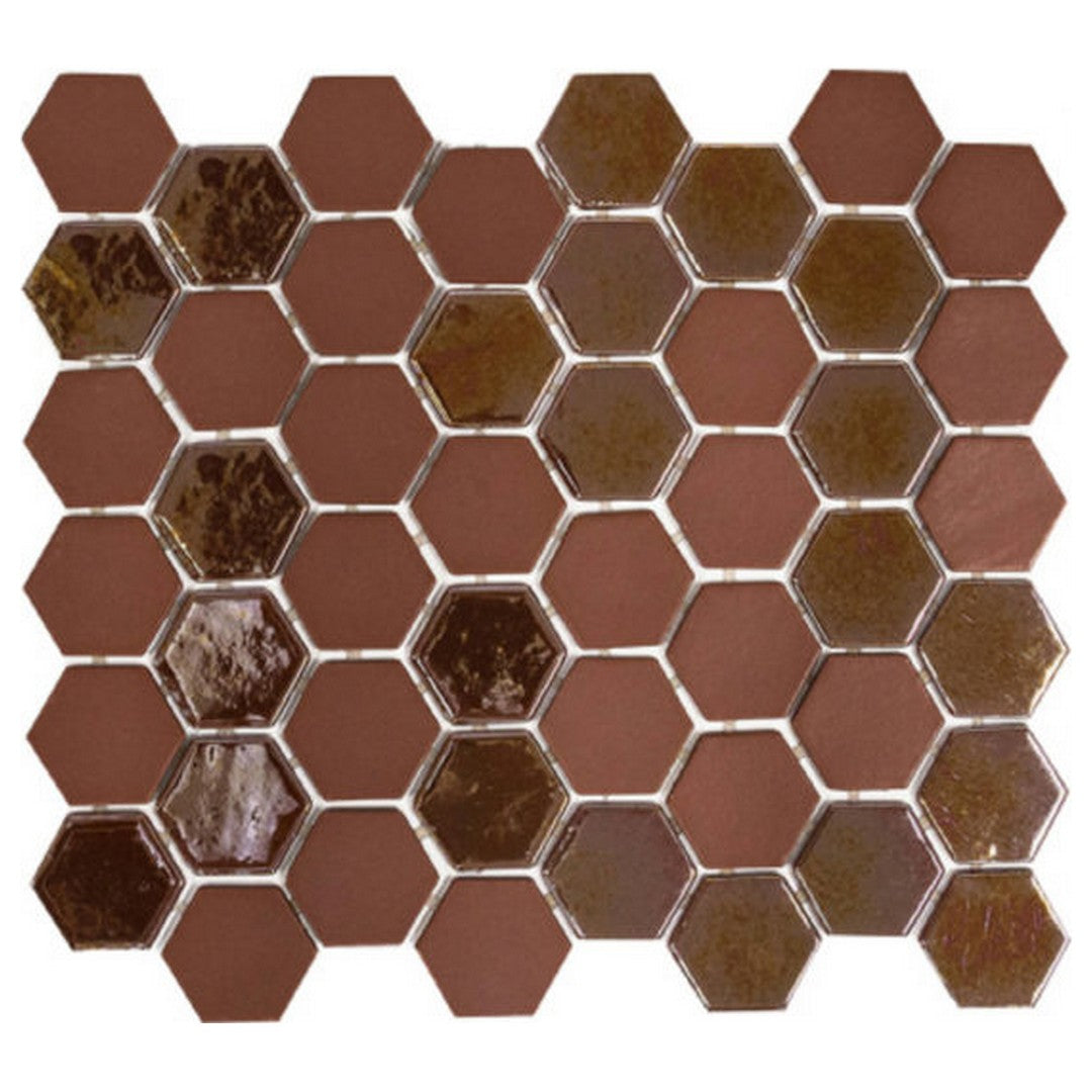 Qualis Ceramica Hamptons 11" x 13" Glass Confetti Mosaic