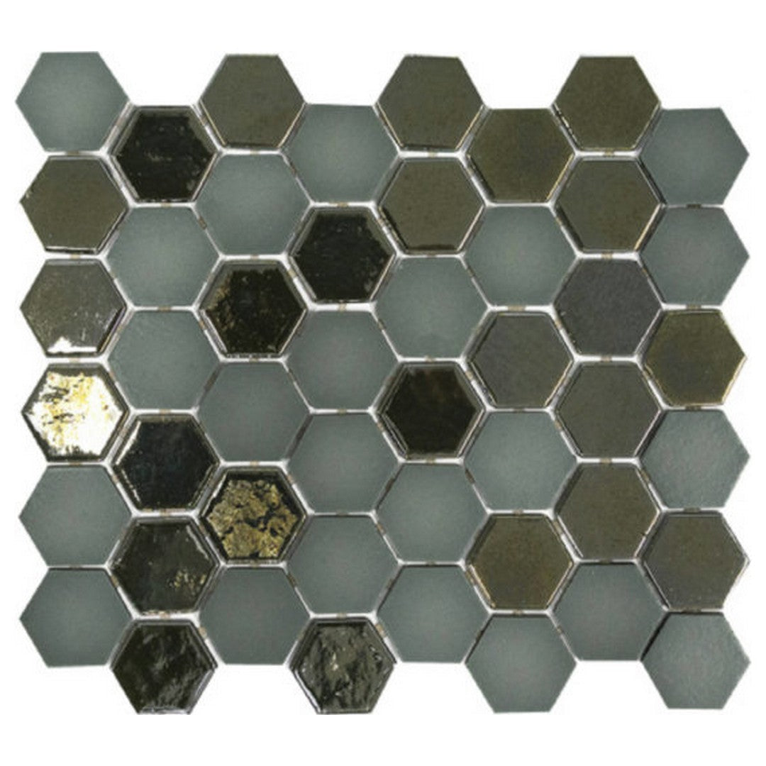 QC Hamptons 11" x 13" Glass Confetti Mosaic