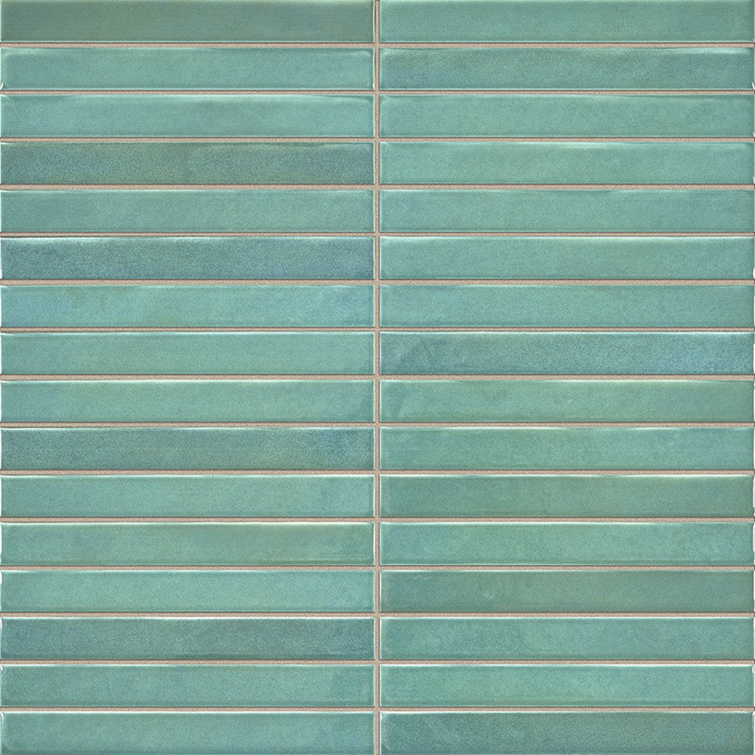 Rickert LaPlatera Pencil 14" x 14" Glossy Ceramic Tile