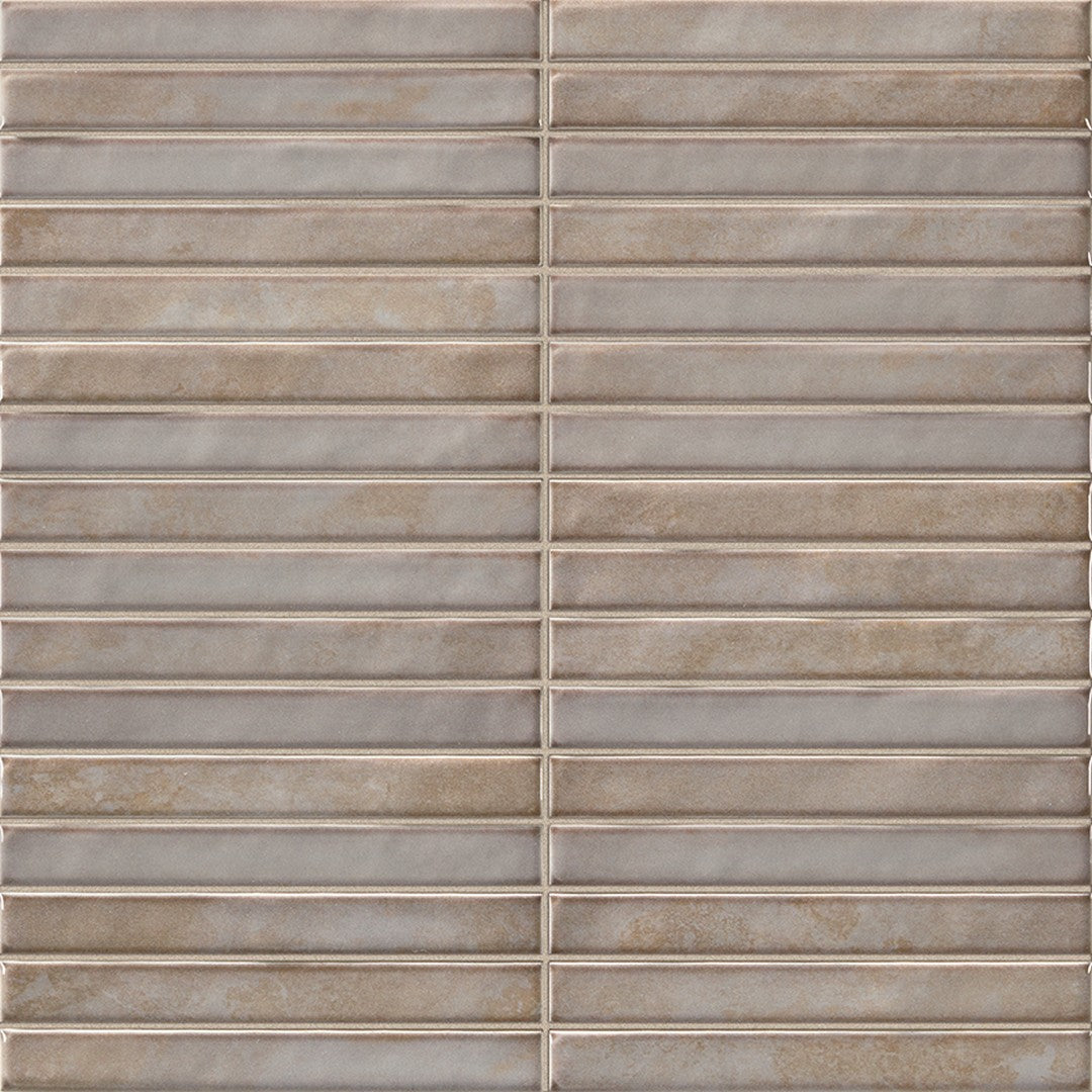 Rickert LaPlatera Pencil 14" x 14" Glossy Ceramic Tile