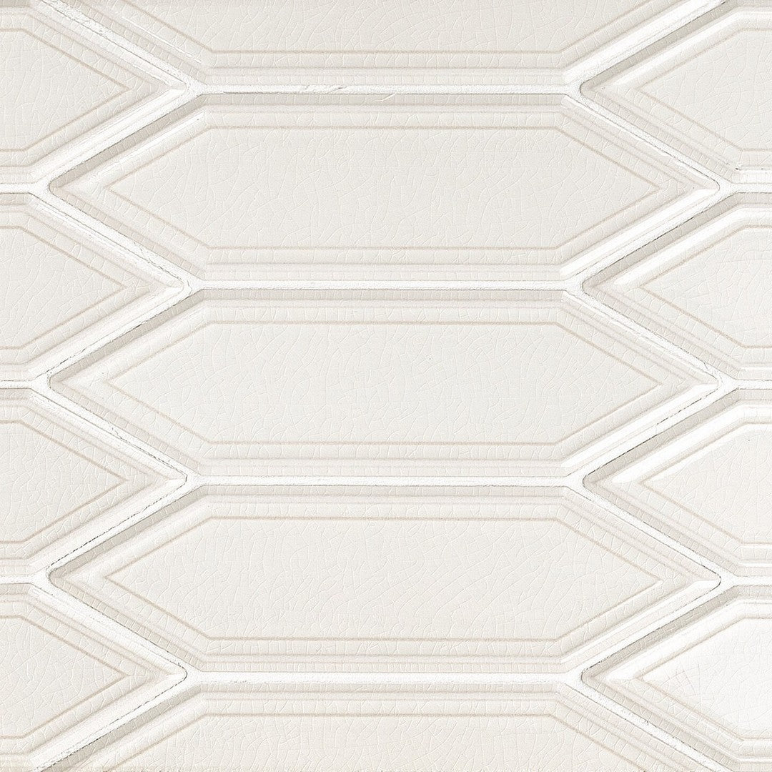 Rickert Ape Hamptons Cooper 11.02" x 12.60" Glossy Ceramic 2x7" Mosaic