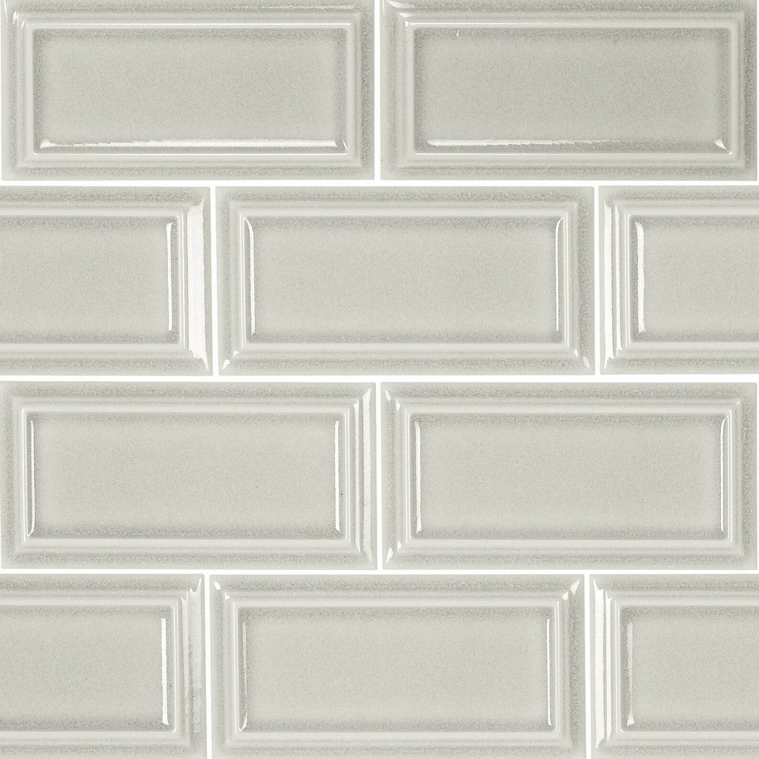 Rickert Ape Hamptons Orient 12.99" x 12.99" Glossy Ceramic 2.5x5" Mosaic