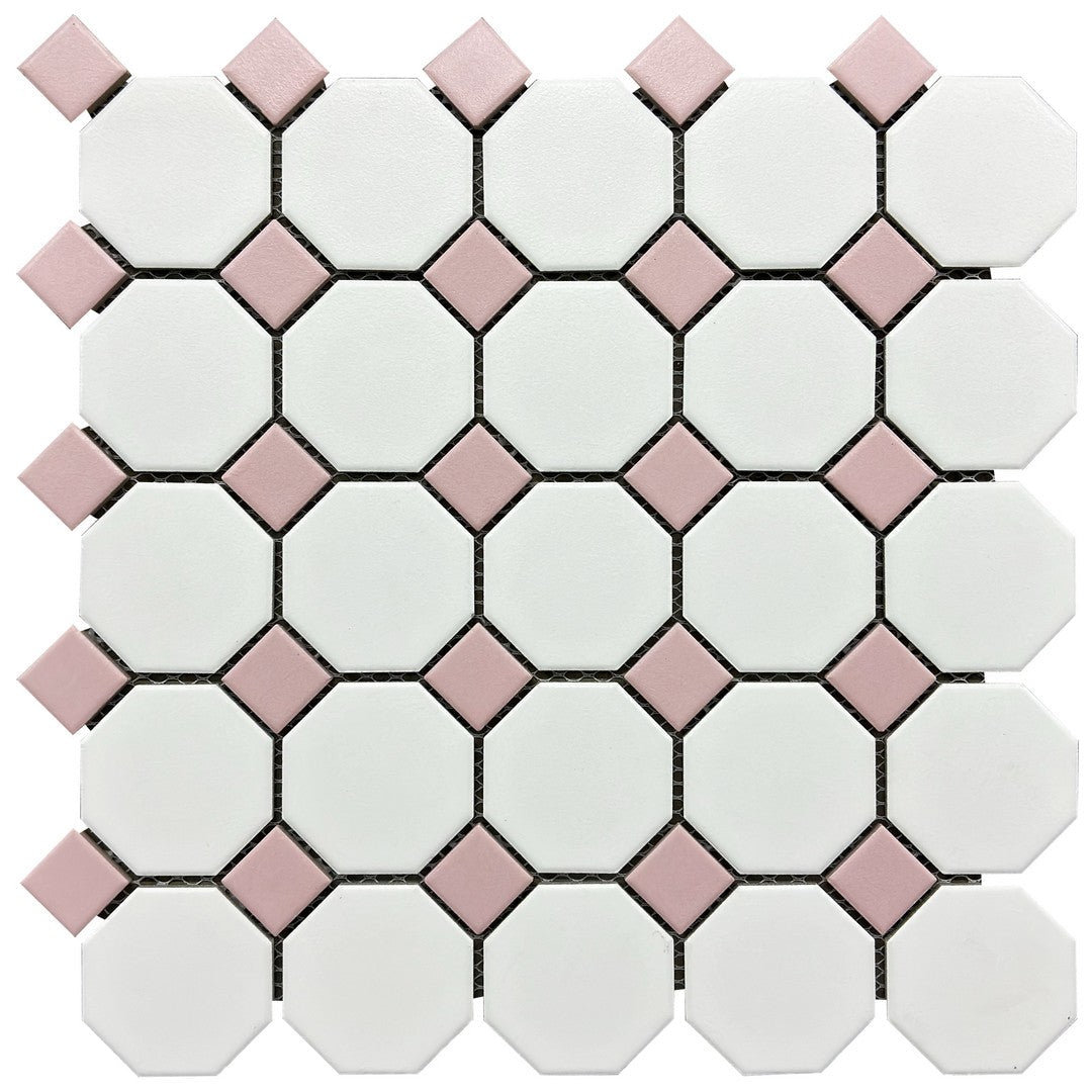 Rickert 11.61" x 11.61" Matte Porcelain Mosaic