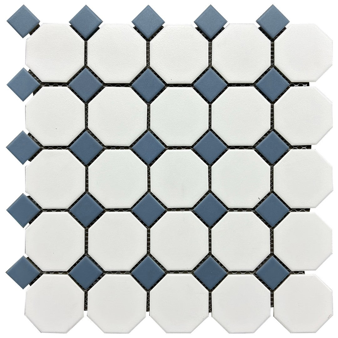 Rickert 11.61" x 11.61" Matte Porcelain Mosaic