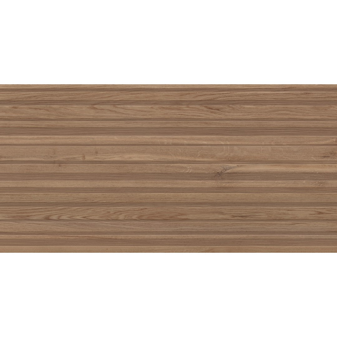Tesoro Venatto 24" x 48" Rectified Matte Deco Metric Porcelain Wood Tile