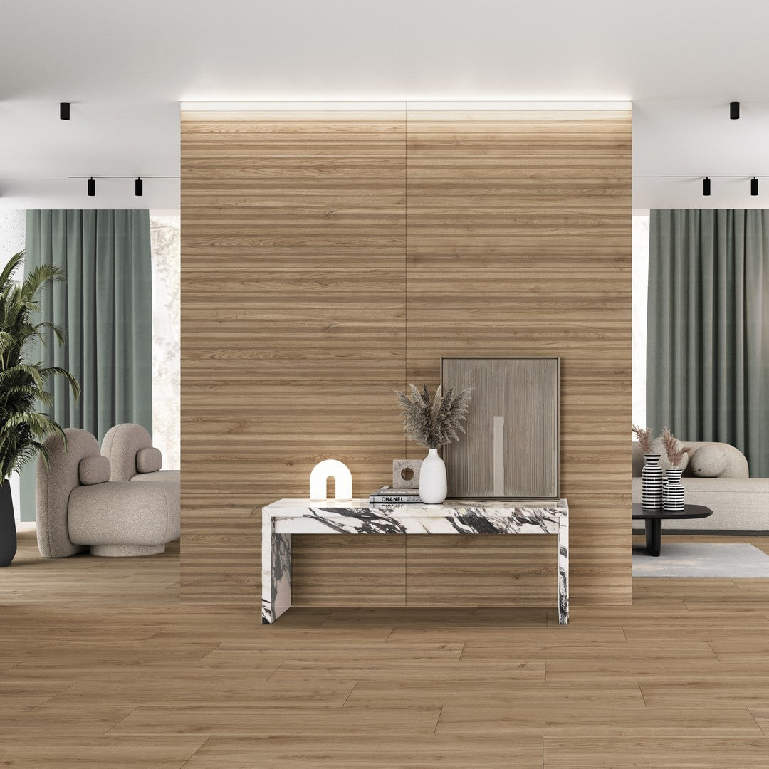 Tesoro-Venatto-24-x-48-Rectified-Matte-Deco-Metric-Porcelain-Wood-Tile-Oak