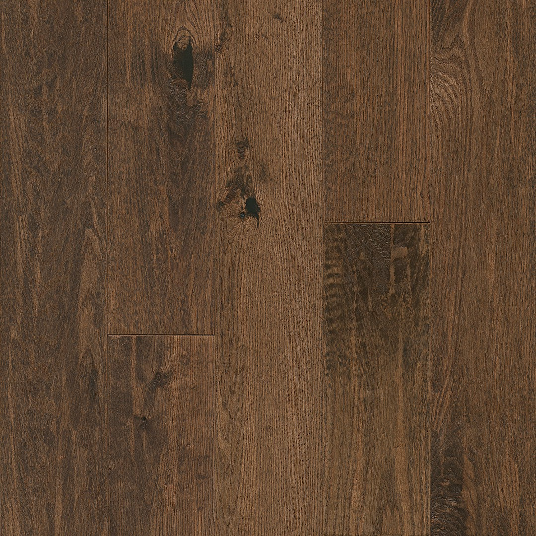 Hartco American Scrape 5" Solid Oak Satin Hardwood Plank