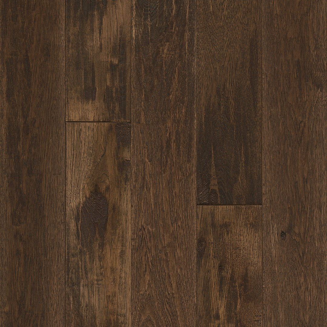 Hartco American Scrape 5" Solid Hickory Hardwood Plank Low Gloss